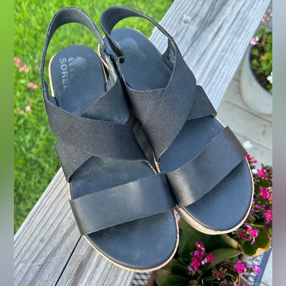 Sorel Cameron Flatform Slingback Sandals 8.5 - Picture 2 of 9